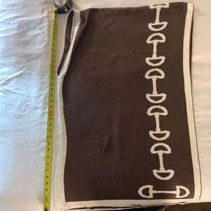 Sweater poncho horse bits (cotton)